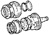 35-10 PLANETARY GEAR, REVERSE PISTON & COUNTER GEAR(ATM)